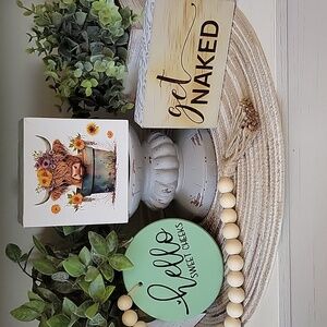 Tiered Tray Decor Lot #5
